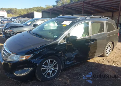 2012 Honda Odyssey Ex-L z USA, uszkodzony, nr VIN 5FNRL5H60CB067627